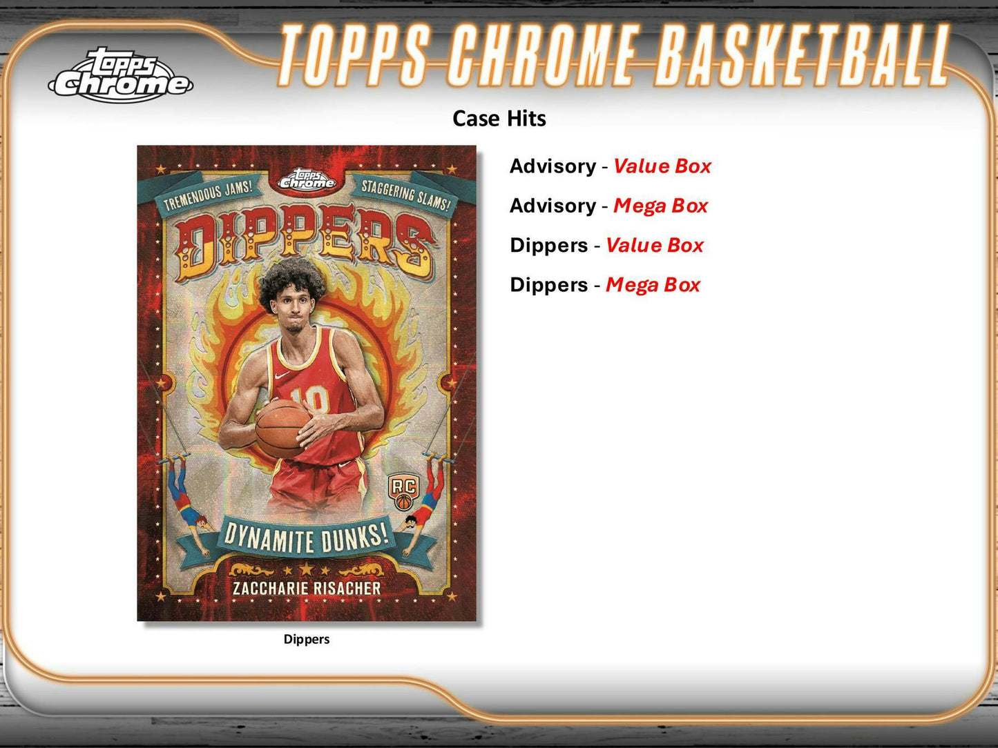 2024 - 25 Topps Chrome Basketball Mega Box 887521134601 at King Card Canada