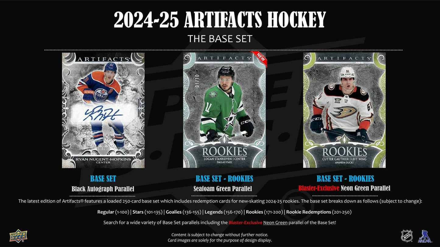 2024 - 25 Upper Deck Artifacts Hockey Blaster Box 053334550789 at King Card Canada