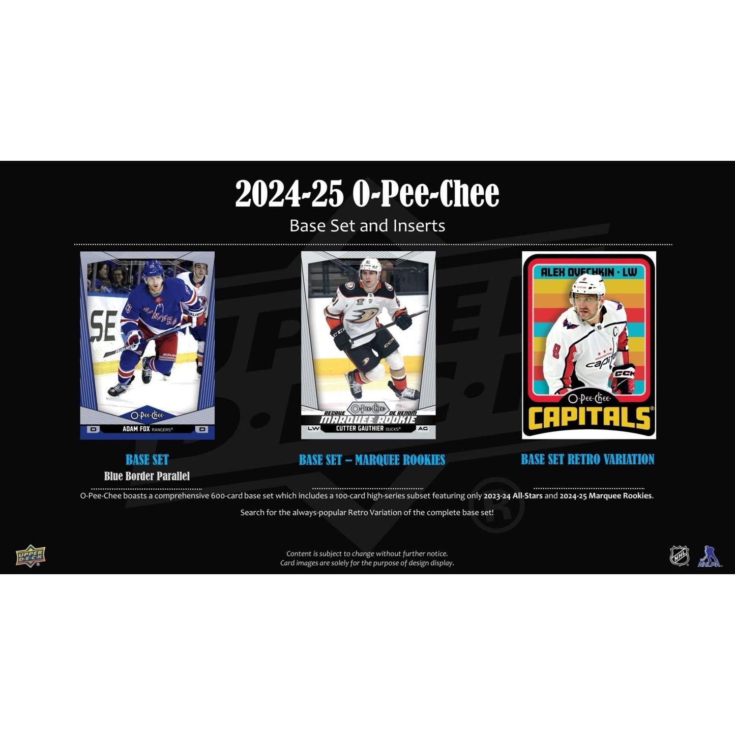 2024 - 25 Upper Deck O - Pee - Chee Hockey Fat Pack 053334708302 at King Card Canada