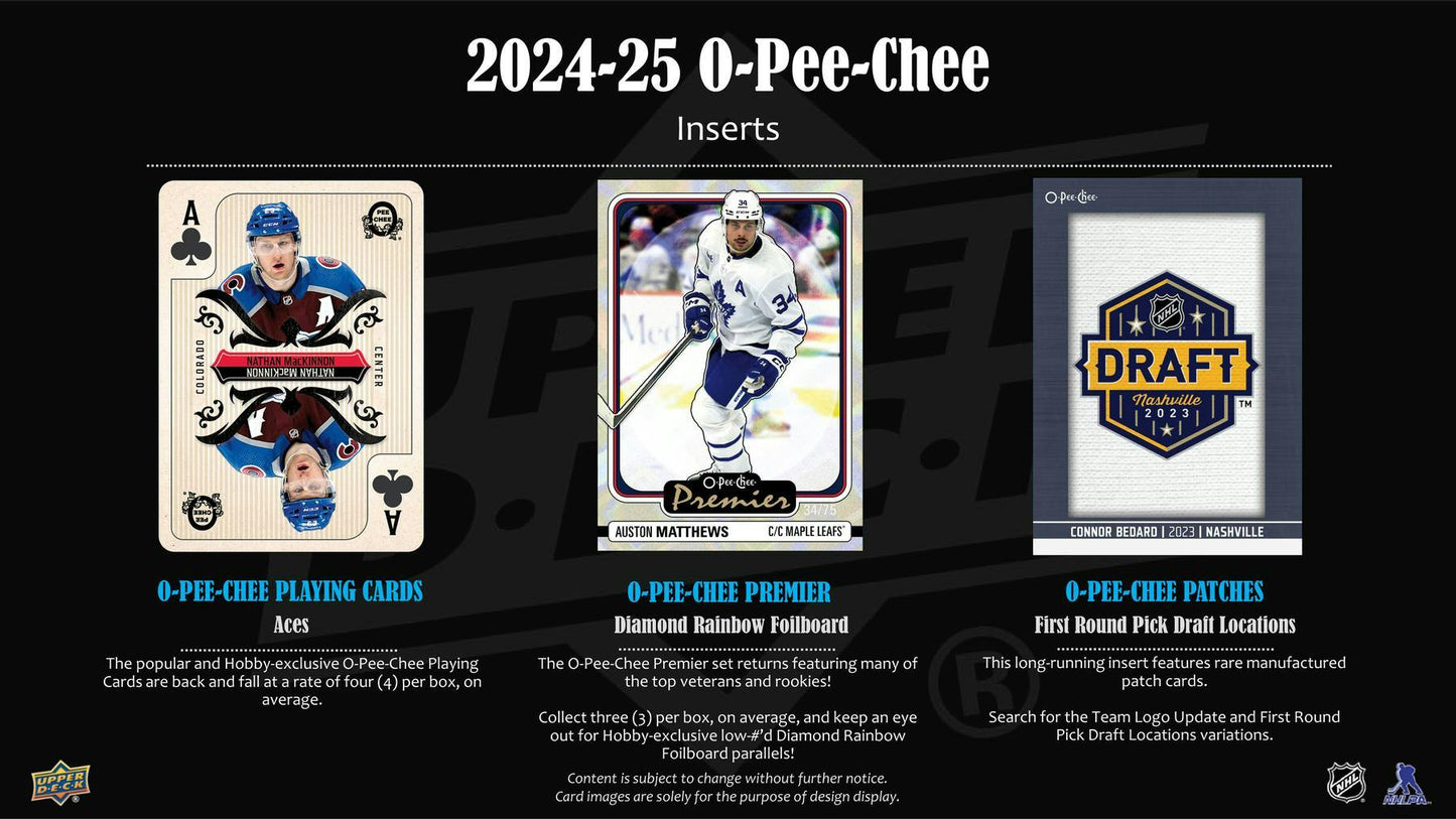 2024 - 25 Upper Deck O - Pee - Chee Hockey Hobby Box at King Card Canada