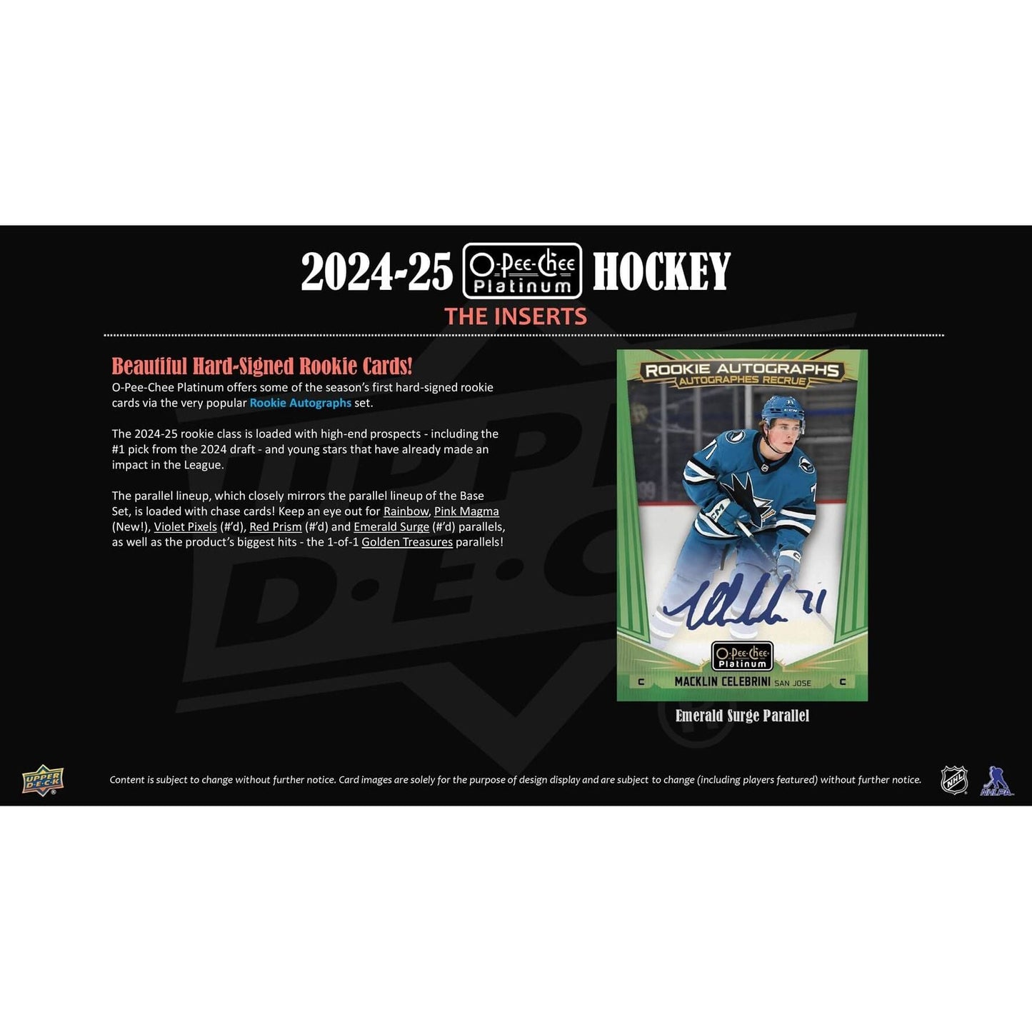 2024 - 25 Upper Deck O - Pee - Chee Platinum Hockey Blaster Box 053334825702 at King Card Canada