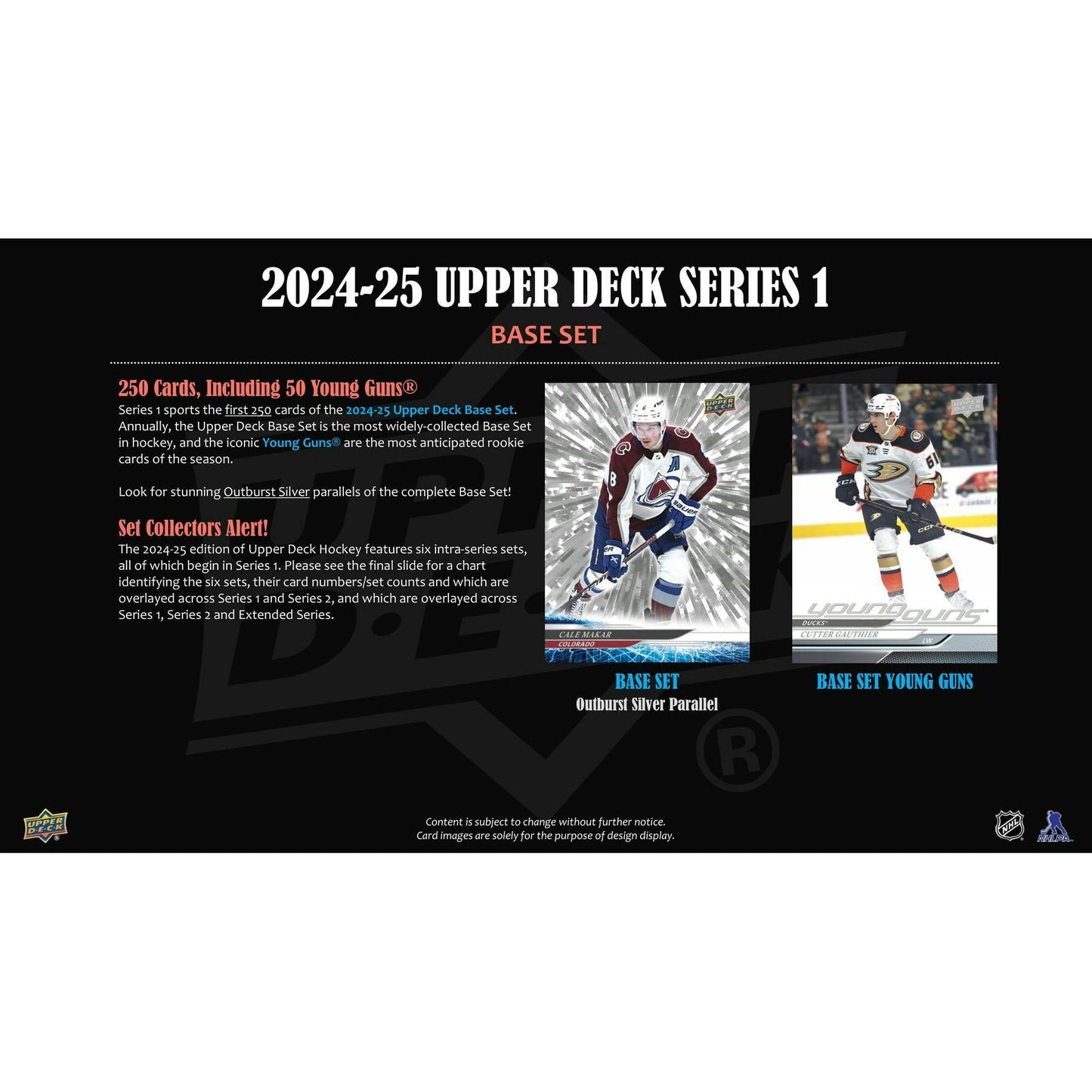 2024 - 25 Upper Deck Series 1 Hockey Collector's Tin 053334657310 at King Card Canada
