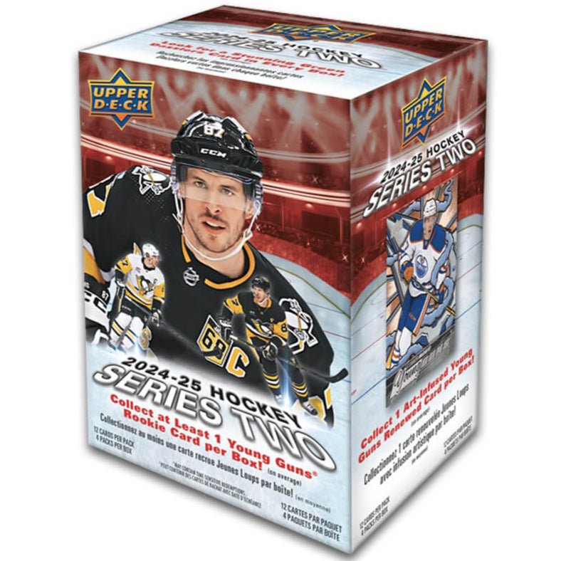 2024 - 25 Upper Deck Series 2 Hockey Blaster Box 053334794756 at King Card Canada