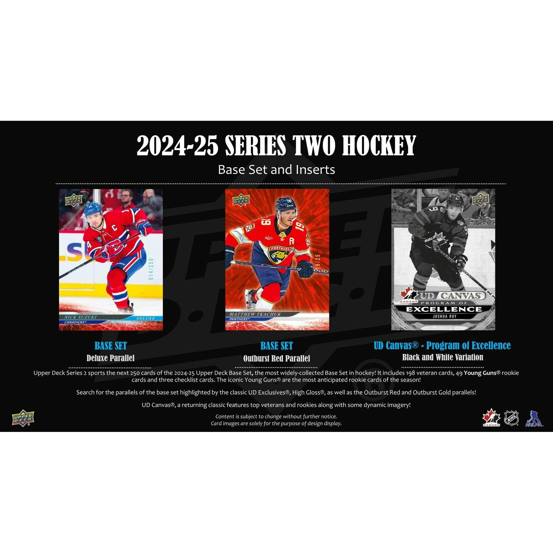 2024 - 25 Upper Deck Series 2 Hockey Hobby Box 053334793629 at King Card Canada