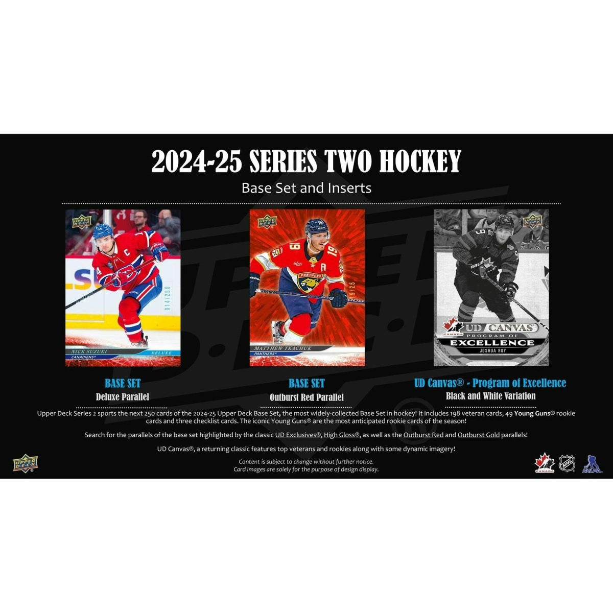 2024 - 25 Upper Deck Series 2 Hockey Hobby Box 053334793629 at King Card Canada