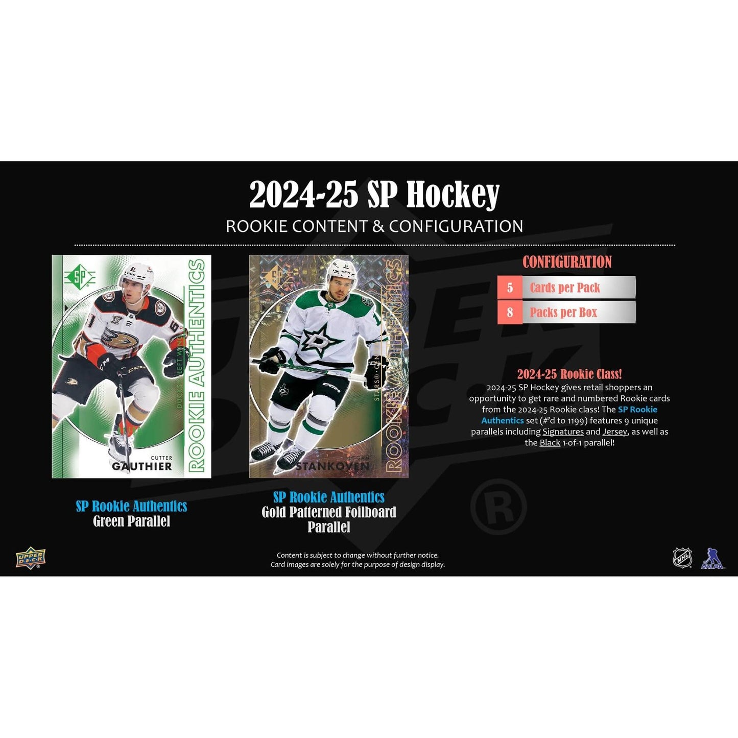 2024 - 25 Upper Deck SP Hockey Blaster Box 053334766548 at King Card Canada