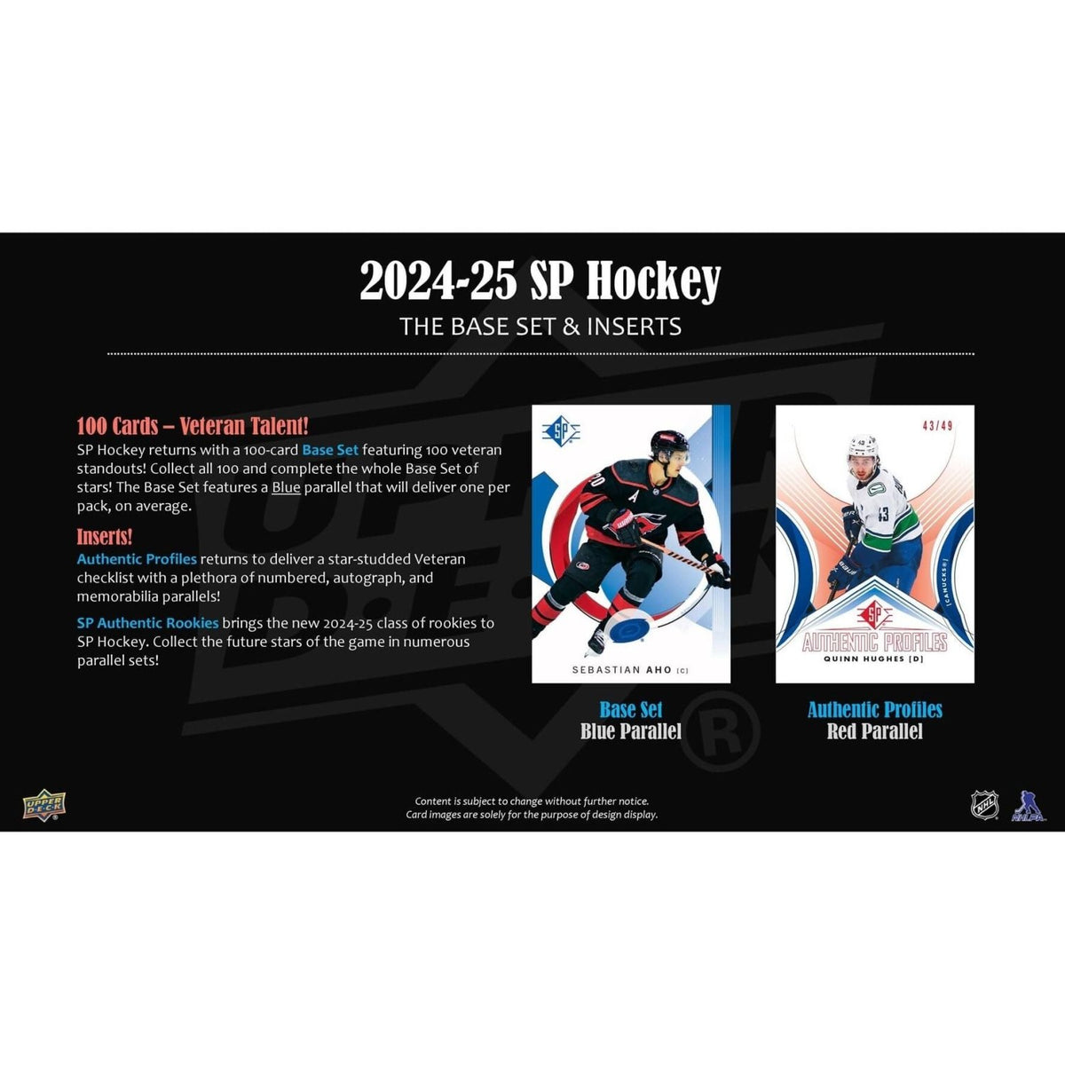 2024 - 25 Upper Deck SP Hockey Blaster Box 053334766548 at King Card Canada