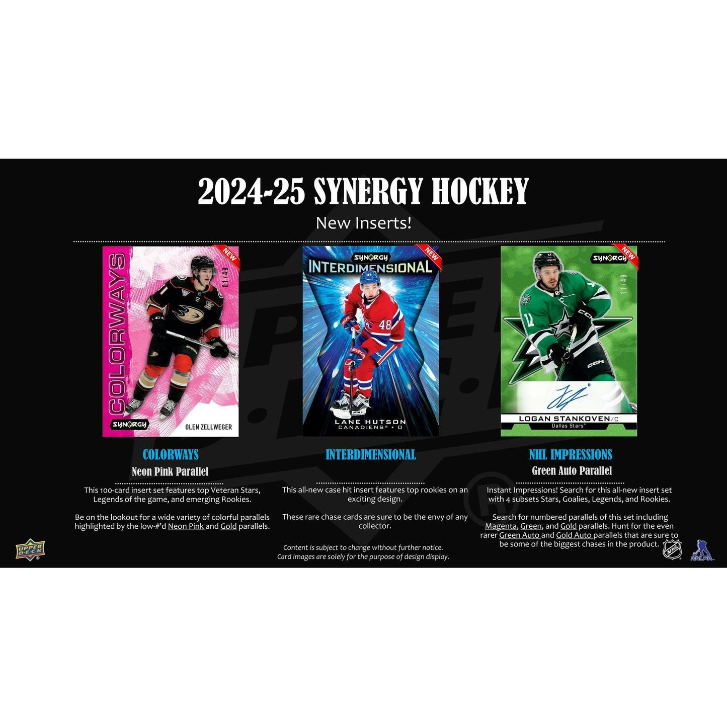 2024 - 25 Upper Deck Synergy Hockey Hobby Box 053334760997 at King Card Canada