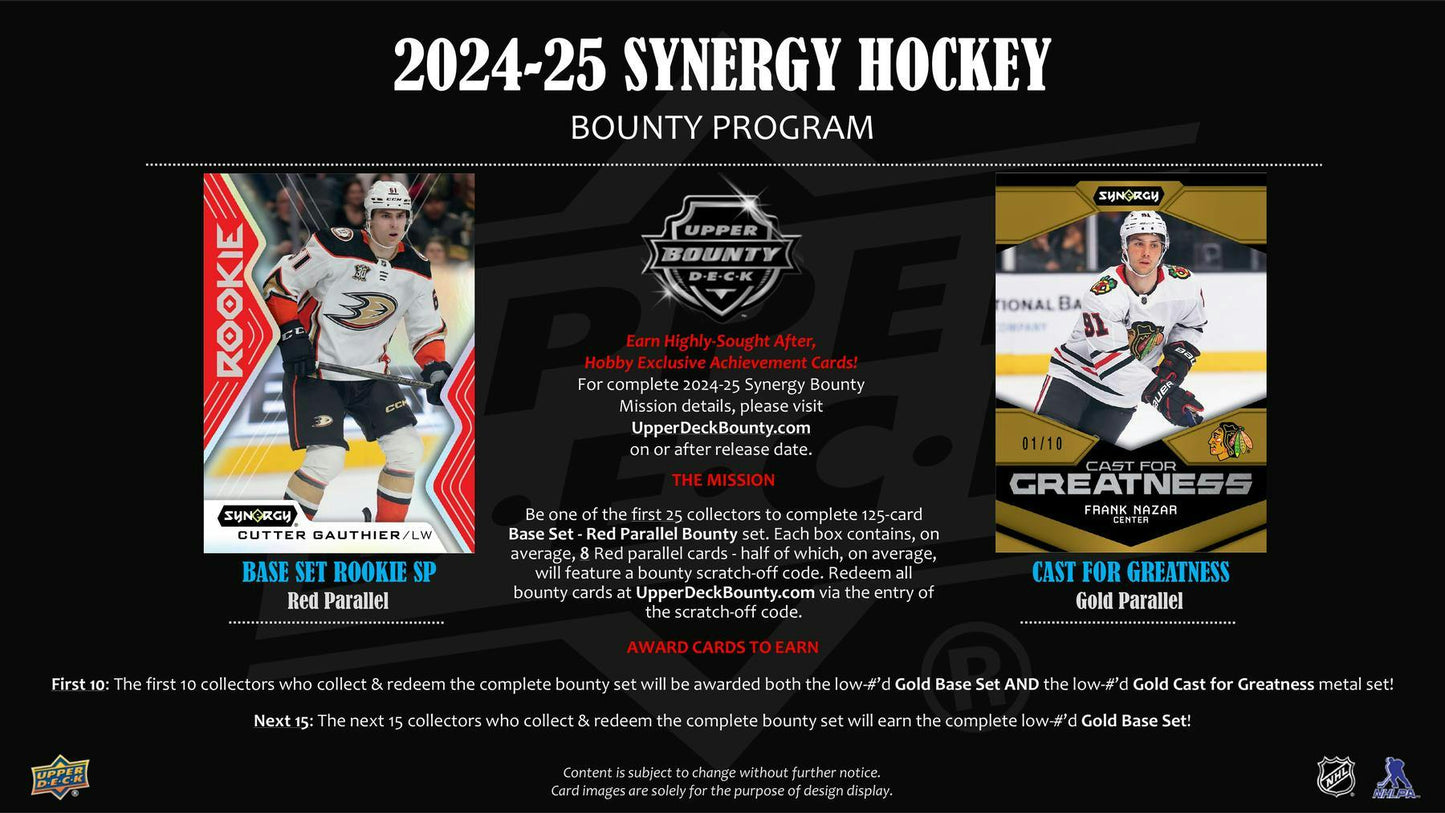 2024 - 25 Upper Deck Synergy Hockey Hobby Box 053334760997 at King Card Canada