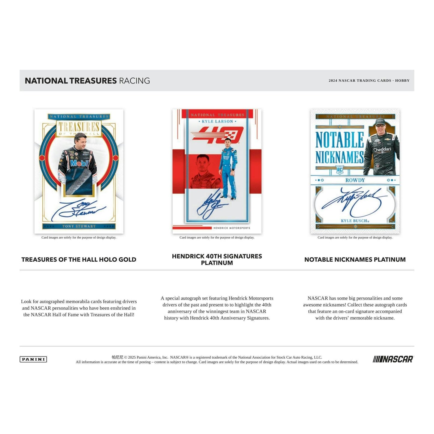 2024 Panini National Treasures NASCAR Racing Hobby Box 746134165085 at King Card Canada