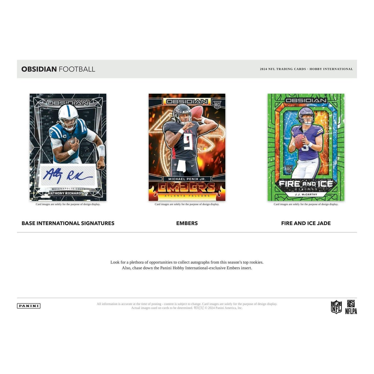 2024 Panini Obsidian Football International Hobby Box 746134168796 at King Card Canada