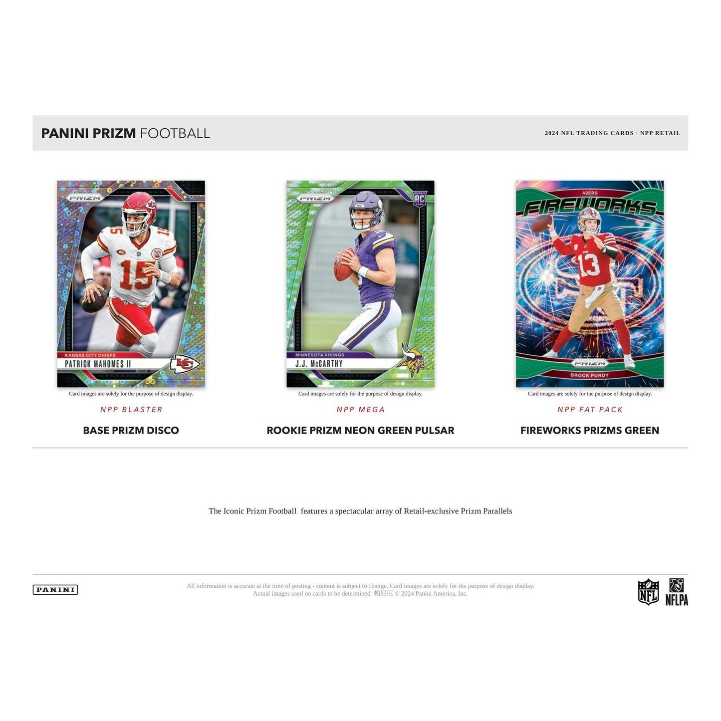 2024 Panini Prizm Football Blaster Box 746134169168 at King Card Canada