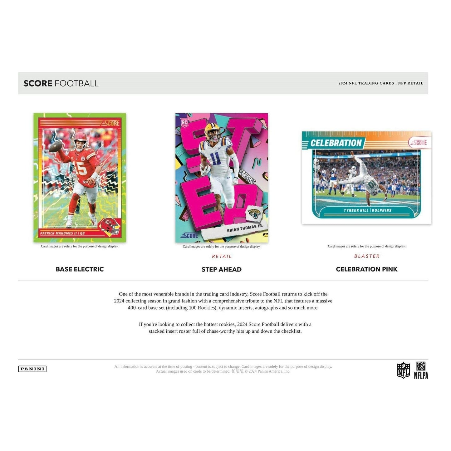2024 Panini Score Football Blaster Box at King Card Canada