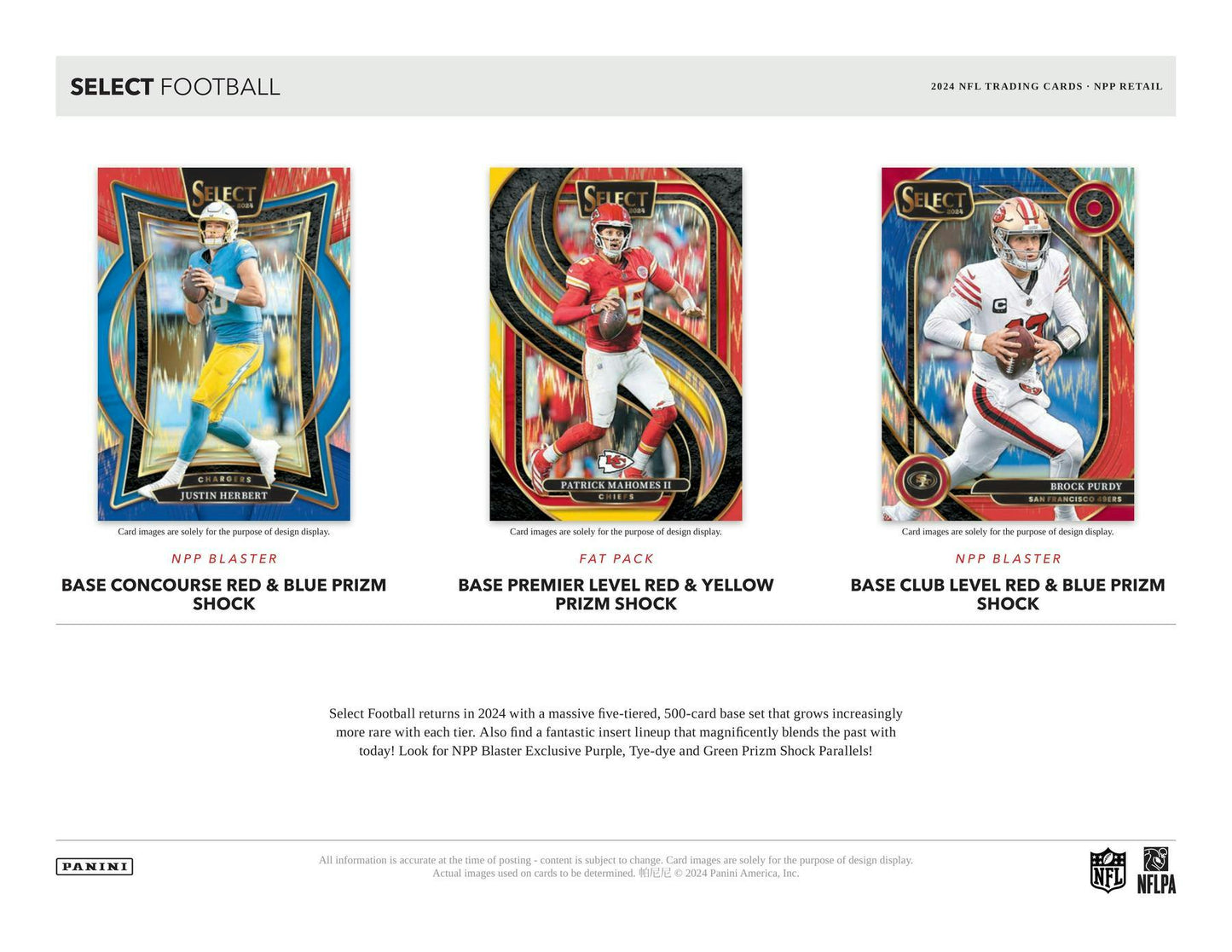 2024 Panini Select Football Blaster Box 746134191404 at King Card Canada