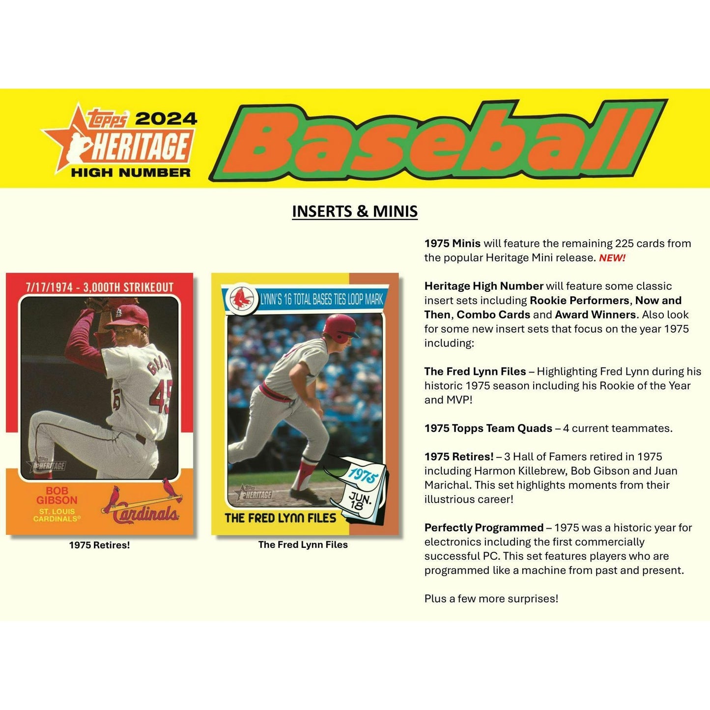 2024 Topps Heritage High Number Baseball Blaster Value Box 887521133277 at King Card Canada