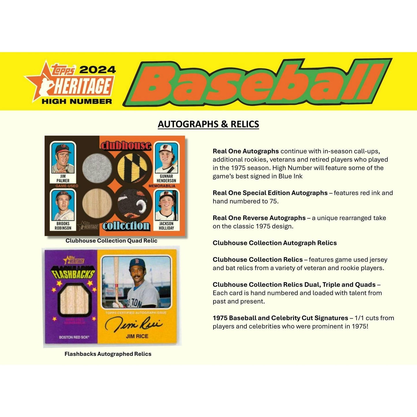 2024 Topps Heritage High Number Baseball Blaster Value Box 887521133277 at King Card Canada