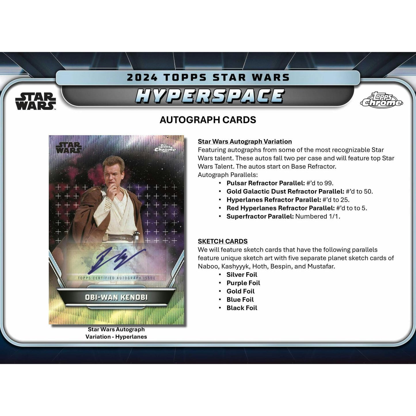 2024 Topps Star Wars Hyperspace Hobby Box 887521130696 at King Card Canada