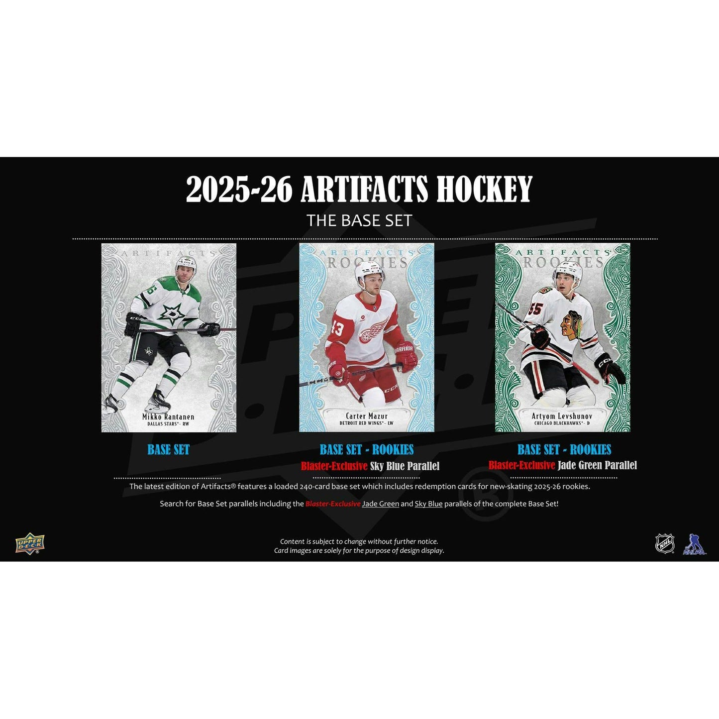 2025 - 26 Upper Deck Artifacts Hockey Blaster Box 053334012515 at King Card Canada