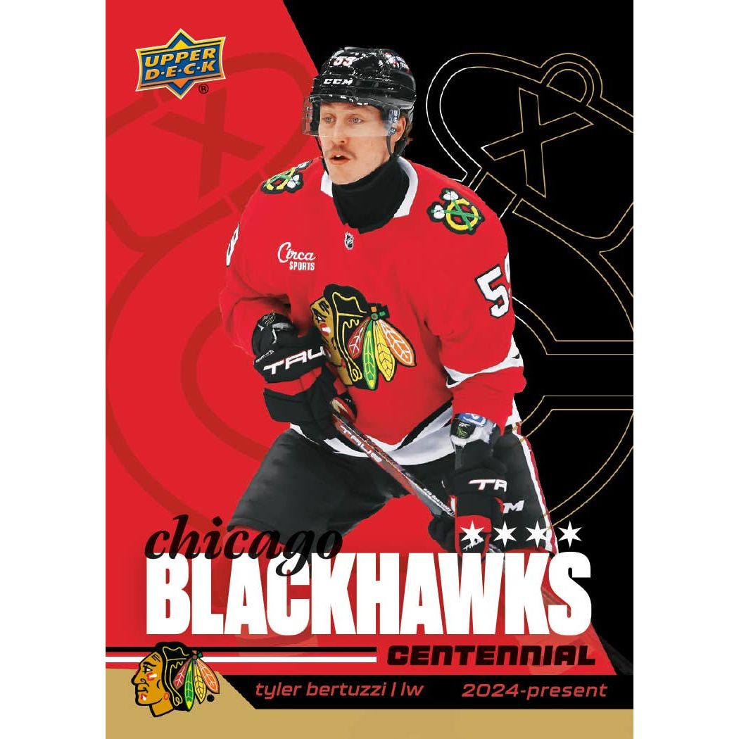 2025 - 26 Upper Deck Chicago Blackhawks Centennial Box Set 053334083706 at King Card Canada