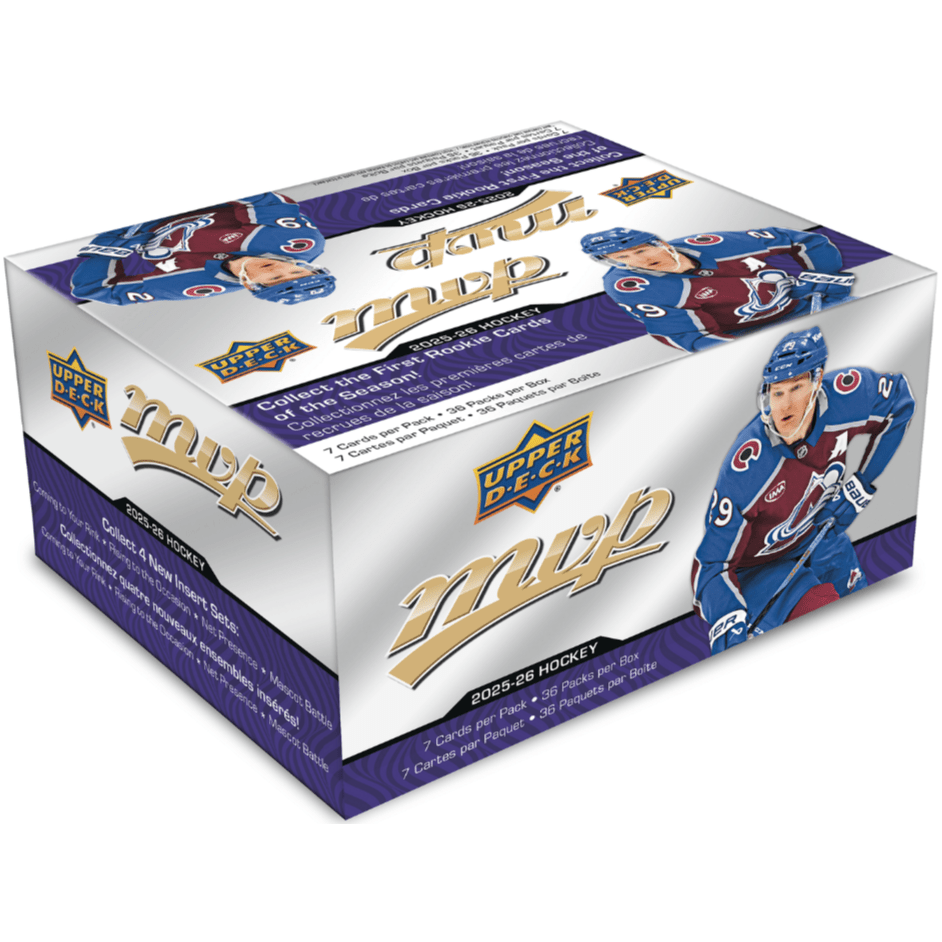 2025 - 26 Upper Deck MVP Hockey Retail Box 053334013062 at King Card Canada
