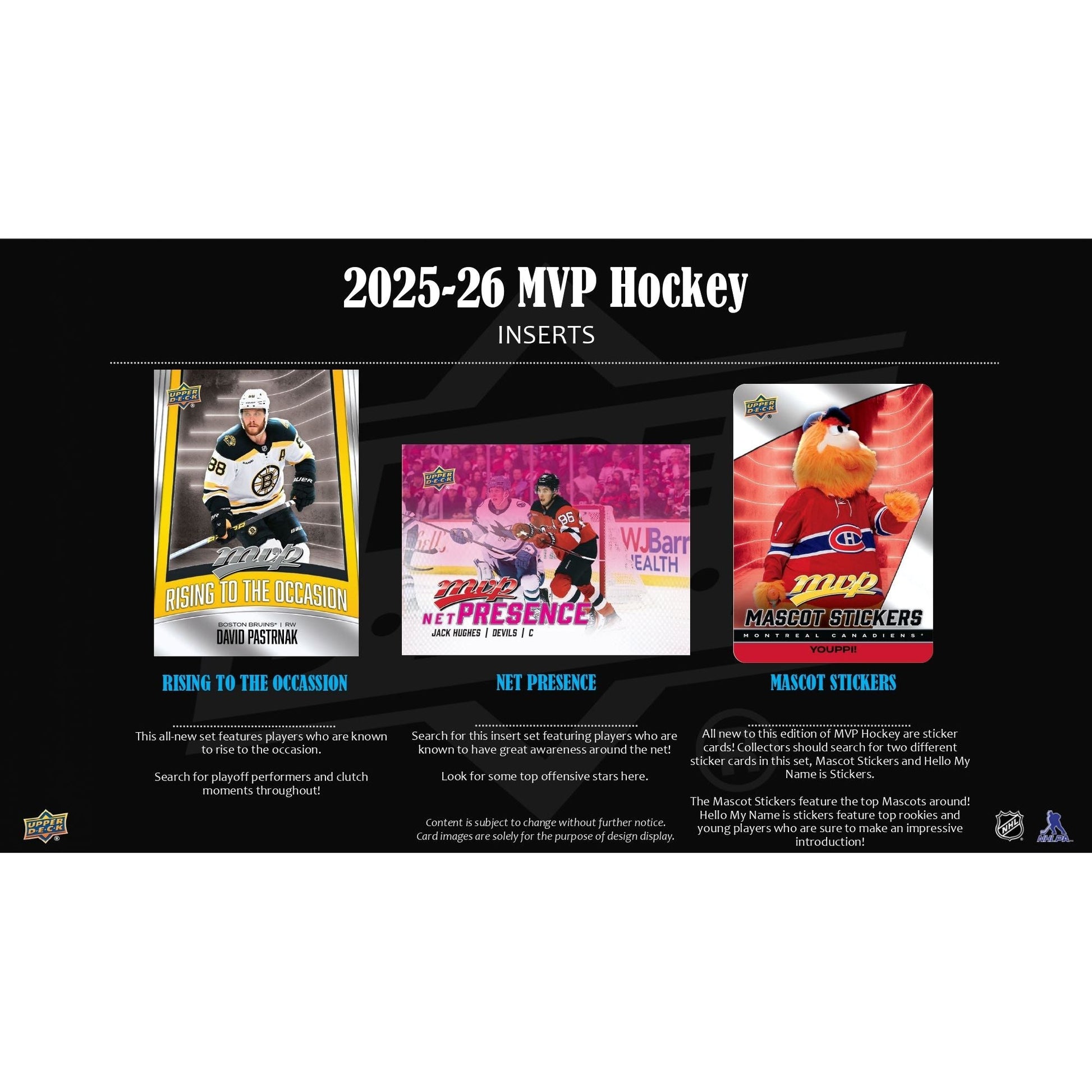 2025 - 26 Upper Deck MVP Hockey Retail Box 053334013062 at King Card Canada