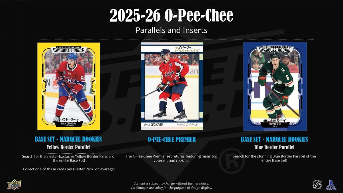 2025 - 26 Upper Deck O - Pee - Chee Hockey Blaster Box 053334591256 at King Card Canada
