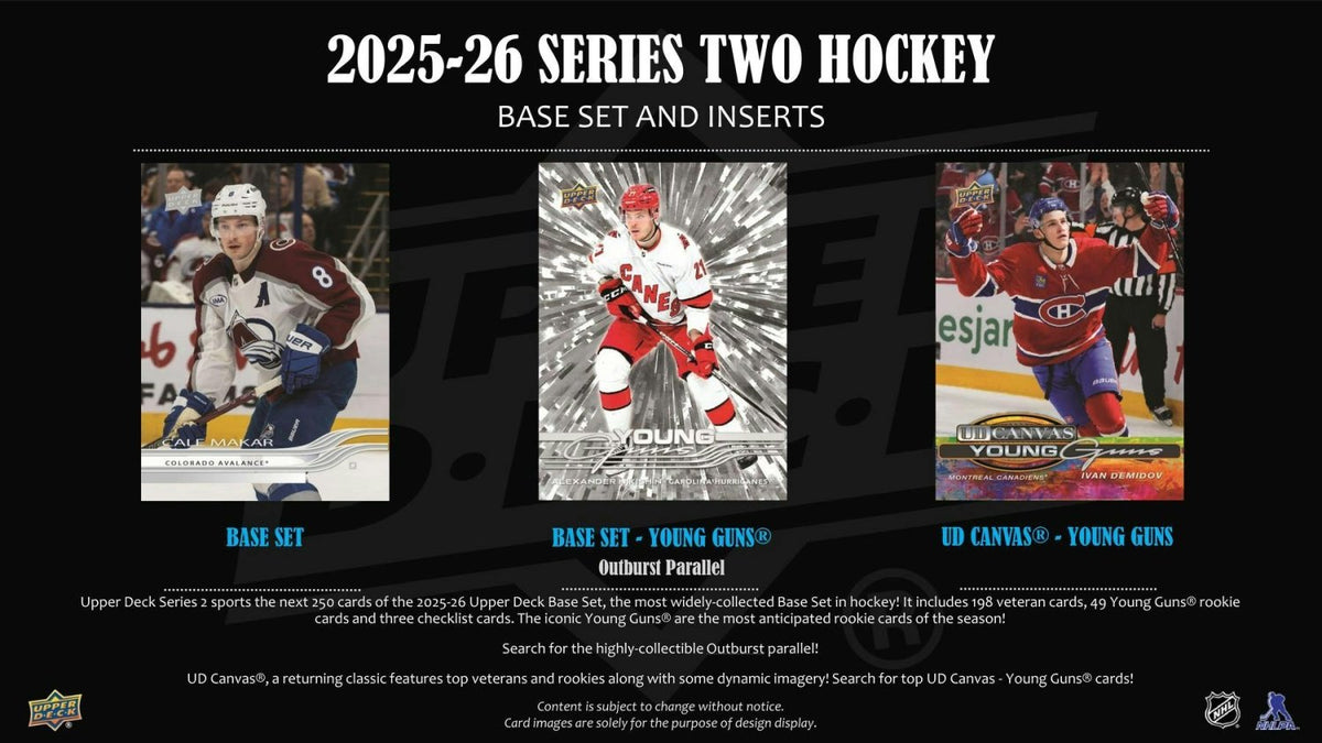 2025 - 26 Upper Deck Series 2 Hockey Collector's Tin 053334438865 at King Card Canada
