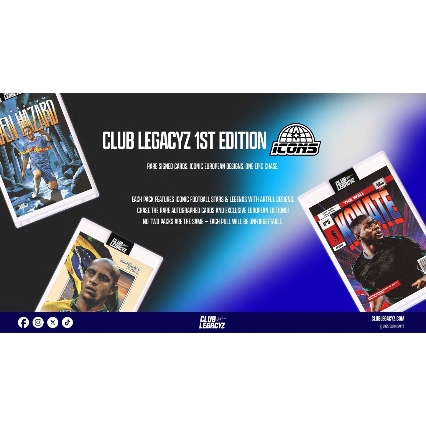 2025 Club Legacyz Icons First Edition Soccer Mystery Pack 3760392237350 at King Card Canada