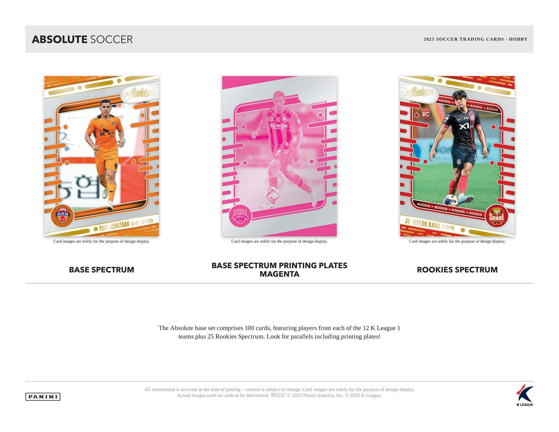 2025 Panini Absolute K League Soccer Hobby Box 746134178313 at King Card Canada