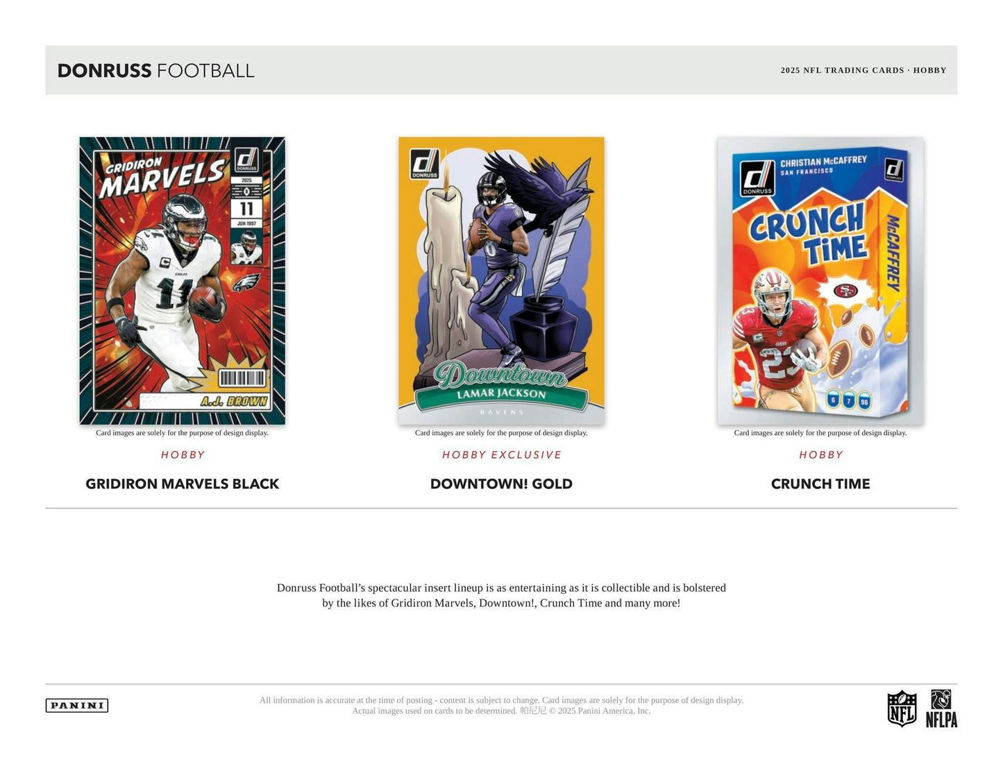 2025 Panini Donruss Football Hobby Box 746134185045 at King Card Canada