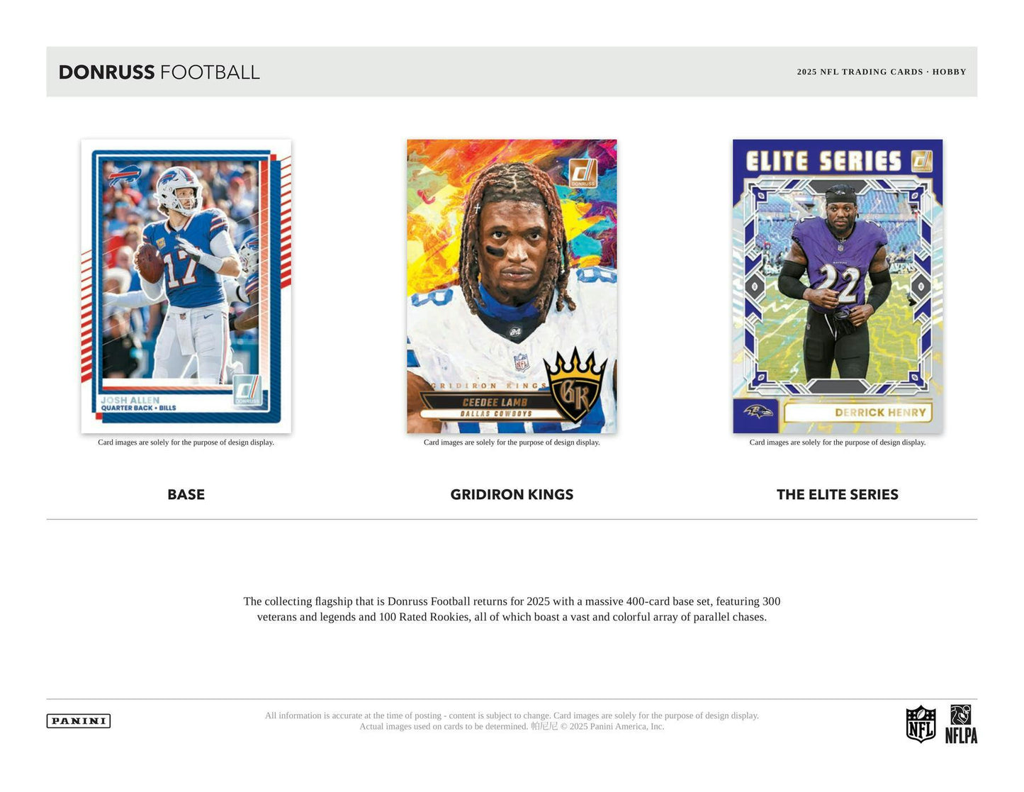 2025 Panini Donruss Football Hobby Box 746134185045 at King Card Canada