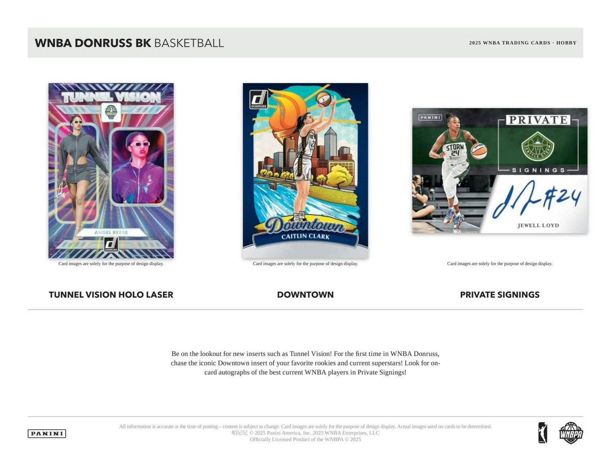 2025 Panini Donruss WNBA Basketball Hobby Box 746134190162 at King Card Canada