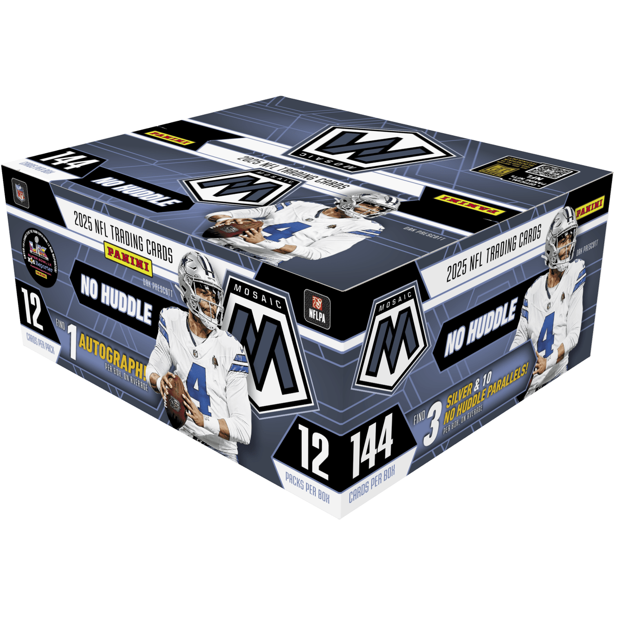 2025 Panini Mosaic Football No Huddle Box 746134186158 at King Card Canada