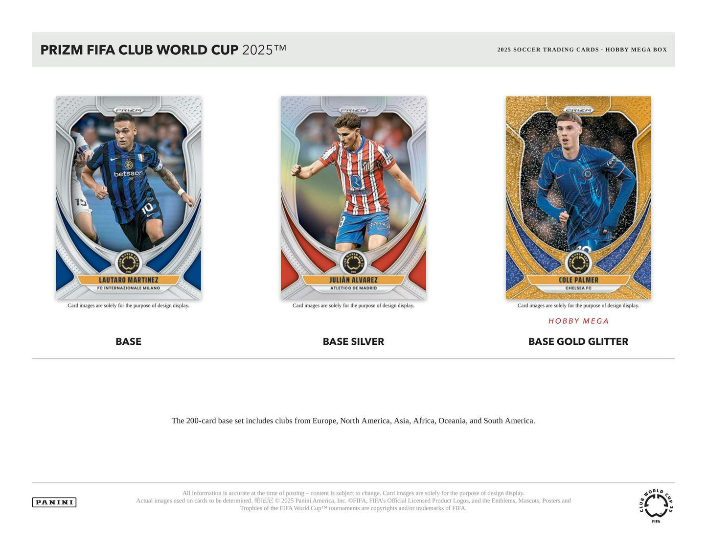 2025 Panini Prizm FIFA Club World Cup Soccer Hobby Mega Box 746134183515 at King Card Canada