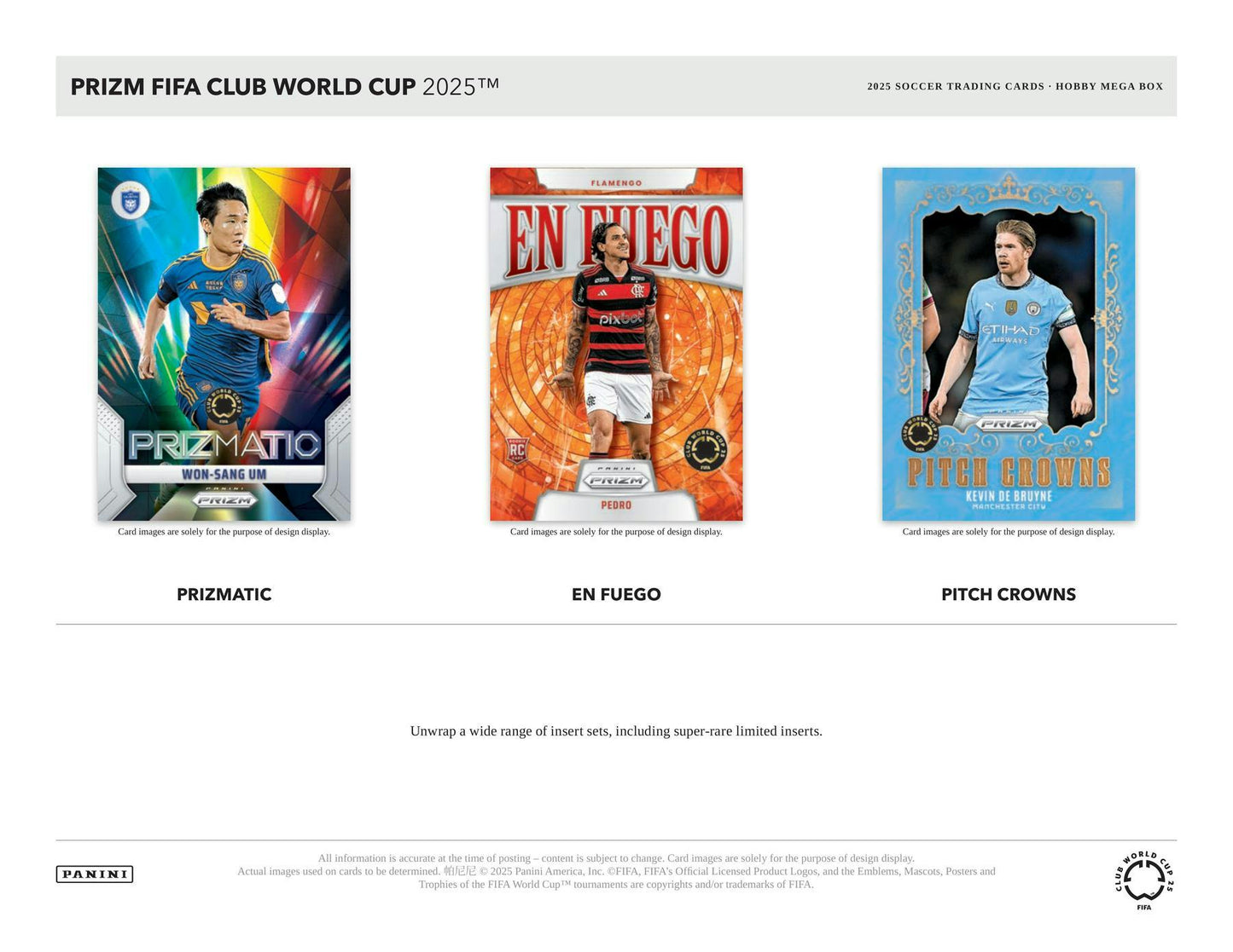 2025 Panini Prizm FIFA Club World Cup Soccer Hobby Mega Box 746134183515 at King Card Canada