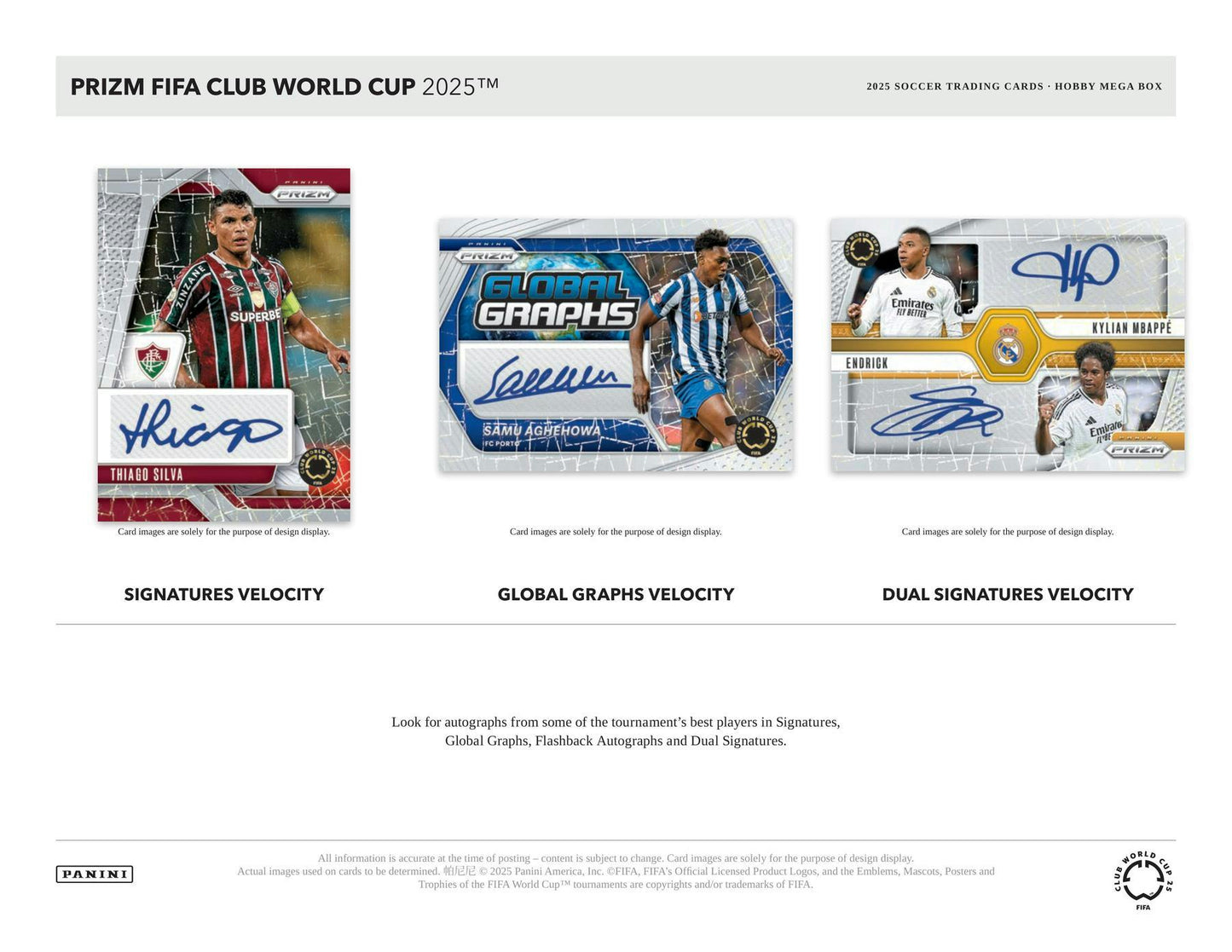 2025 Panini Prizm FIFA Club World Cup Soccer Hobby Mega Box 746134183515 at King Card Canada