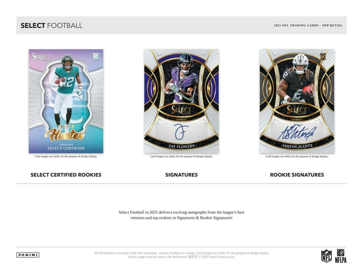 2025 Panini Select Football Blaster Box 746134188718 at King Card Canada