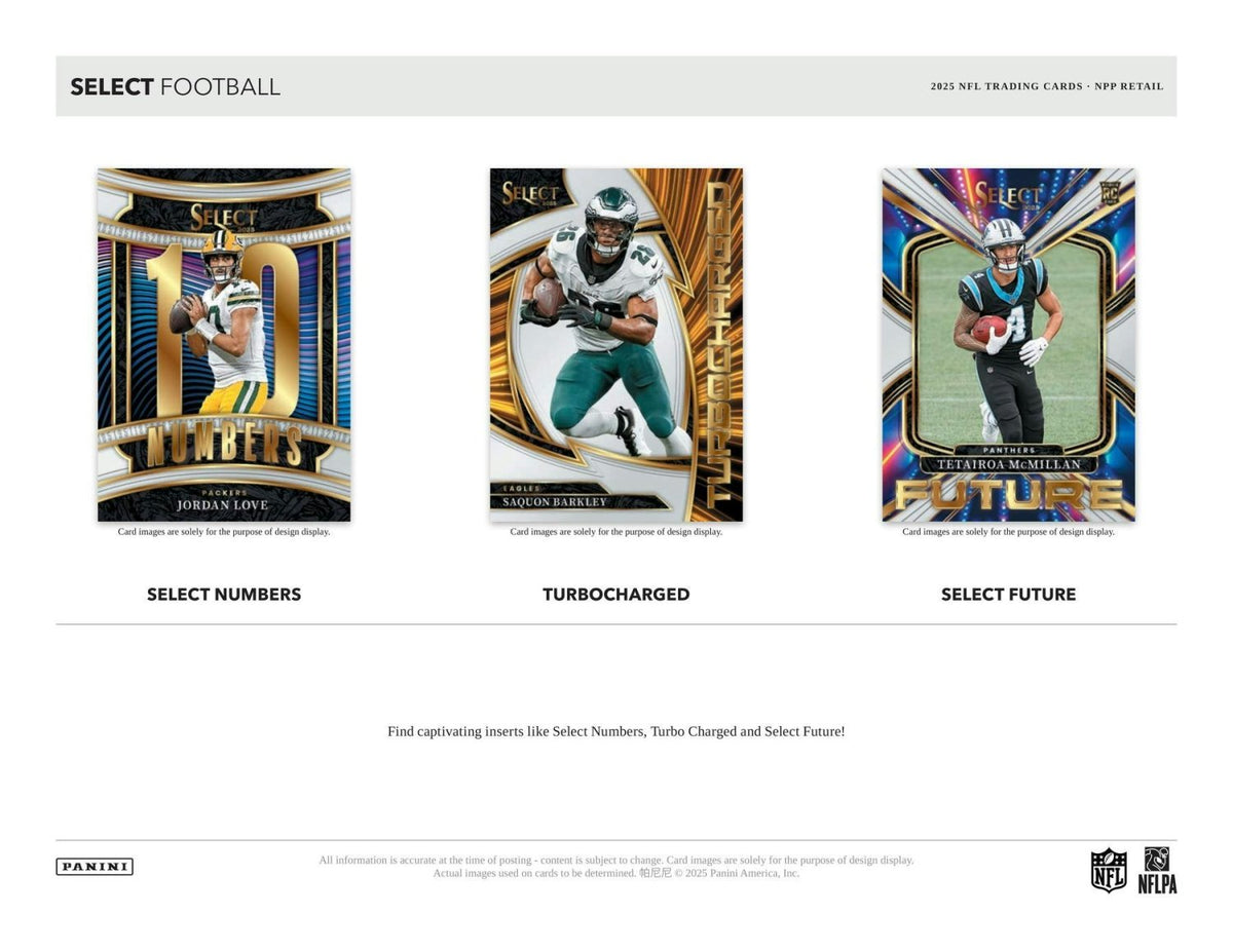 2025 Panini Select Football Blaster Box 746134188718 at King Card Canada