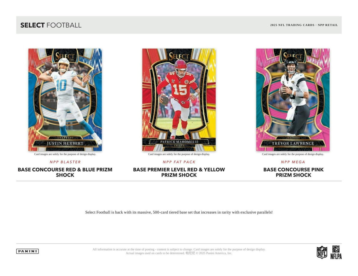 2025 Panini Select Football Blaster Box 746134188718 at King Card Canada