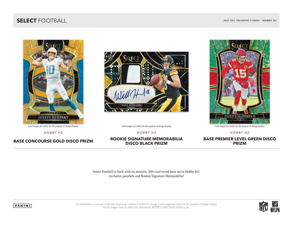 2025 Panini Select Football H2 Hybrid Box 746134188657 at King Card Canada