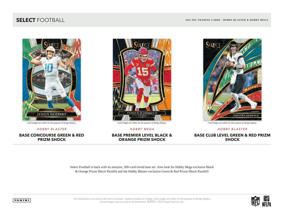 2025 Panini Select Football Hobby Blaster Box 746134189012 at King Card Canada