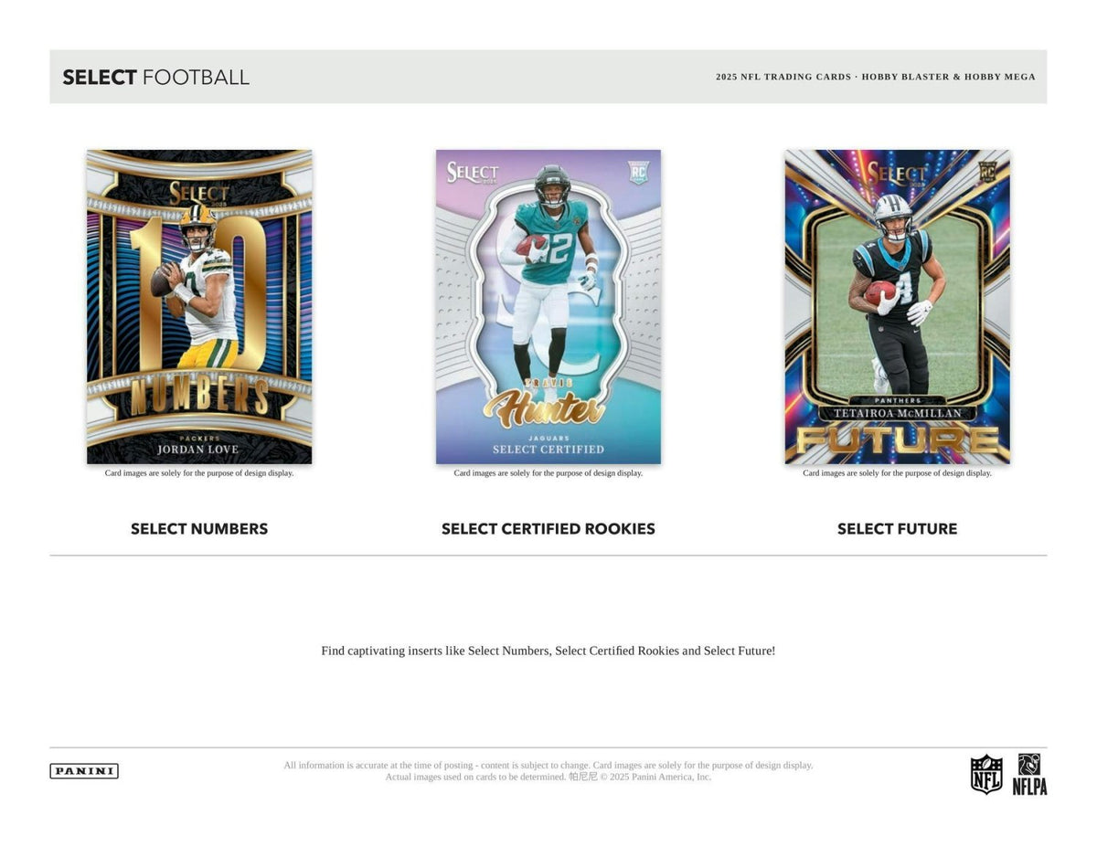 2025 Panini Select Football Hobby Blaster Box 746134189012 at King Card Canada