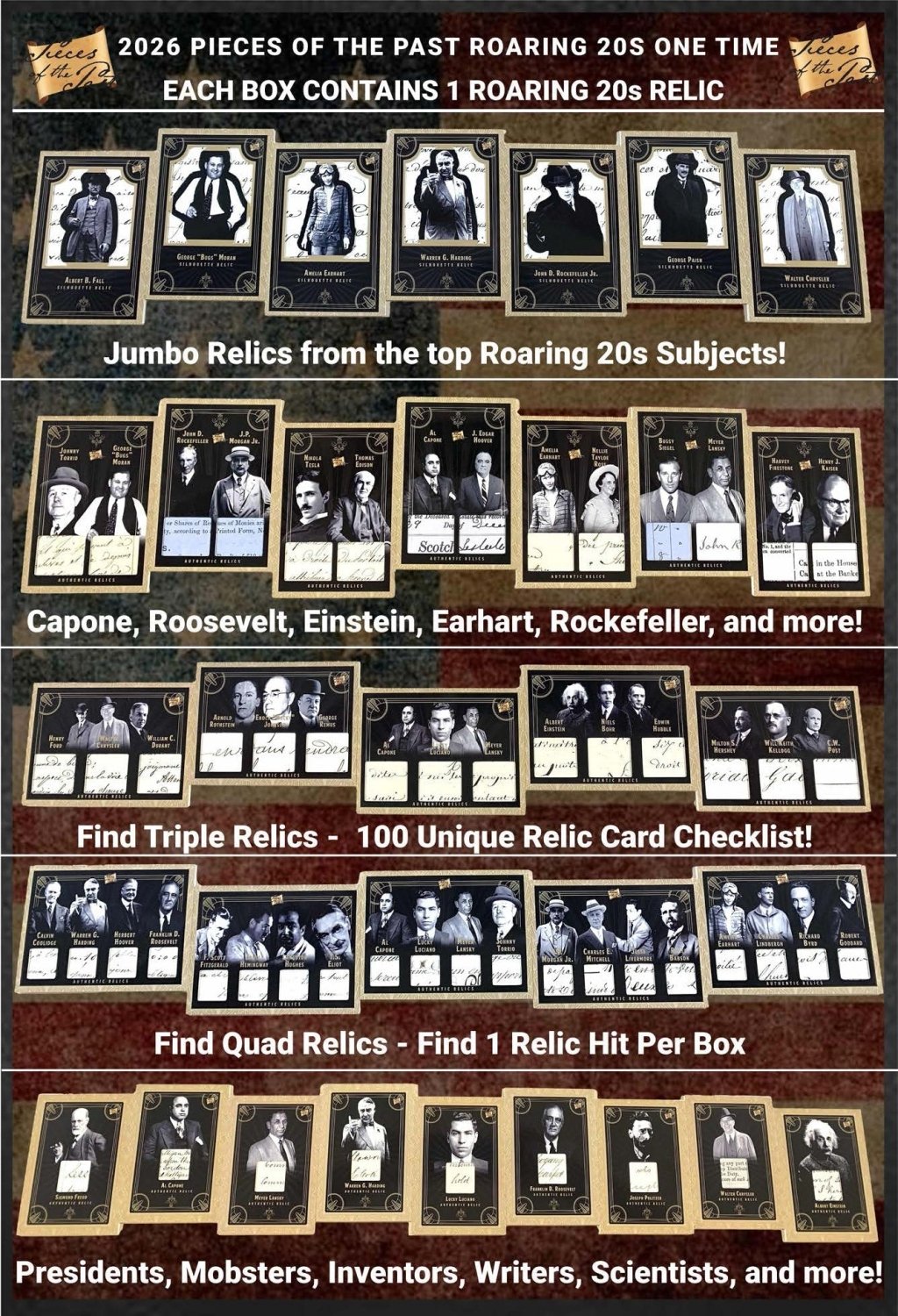 2025 Pieces of the Past Roaring Twenties One Time Edition Hobby Box 810216482695 at King Card Canada