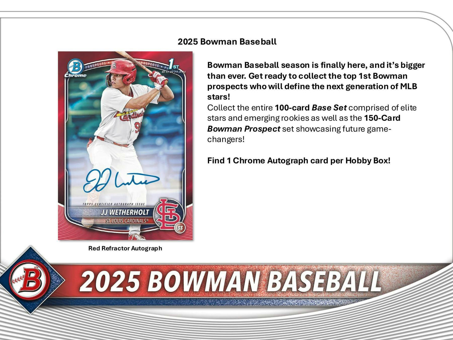 2025 Topps Bowman Baseball Hobby Box 887521139262 at King Card Canada