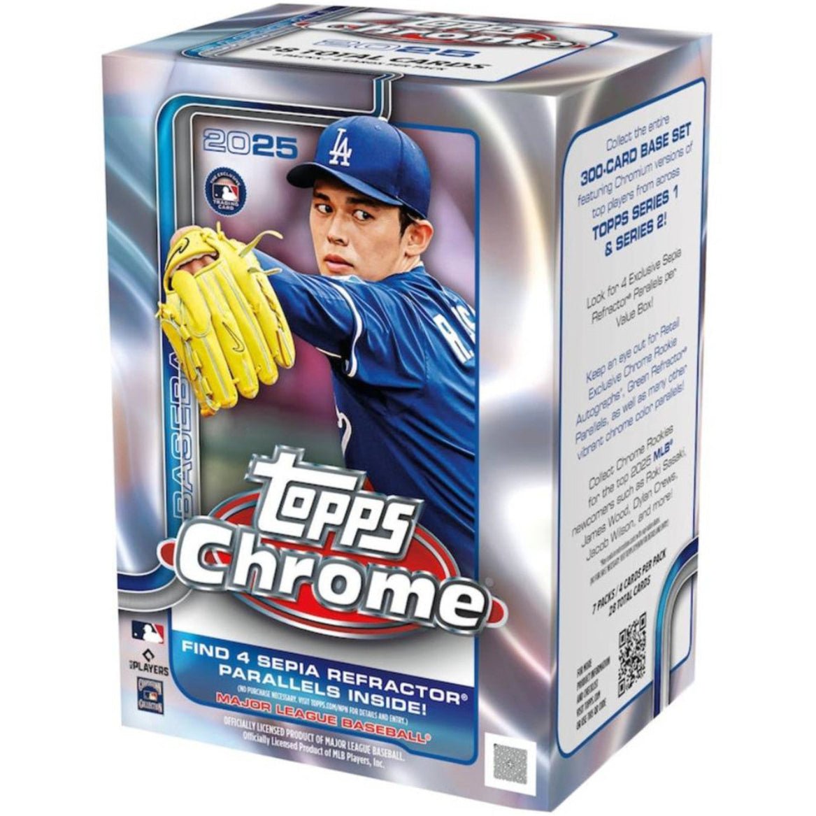 2025 Topps Chrome Baseball Blaster Value Box 887521140756 at King Card Canada