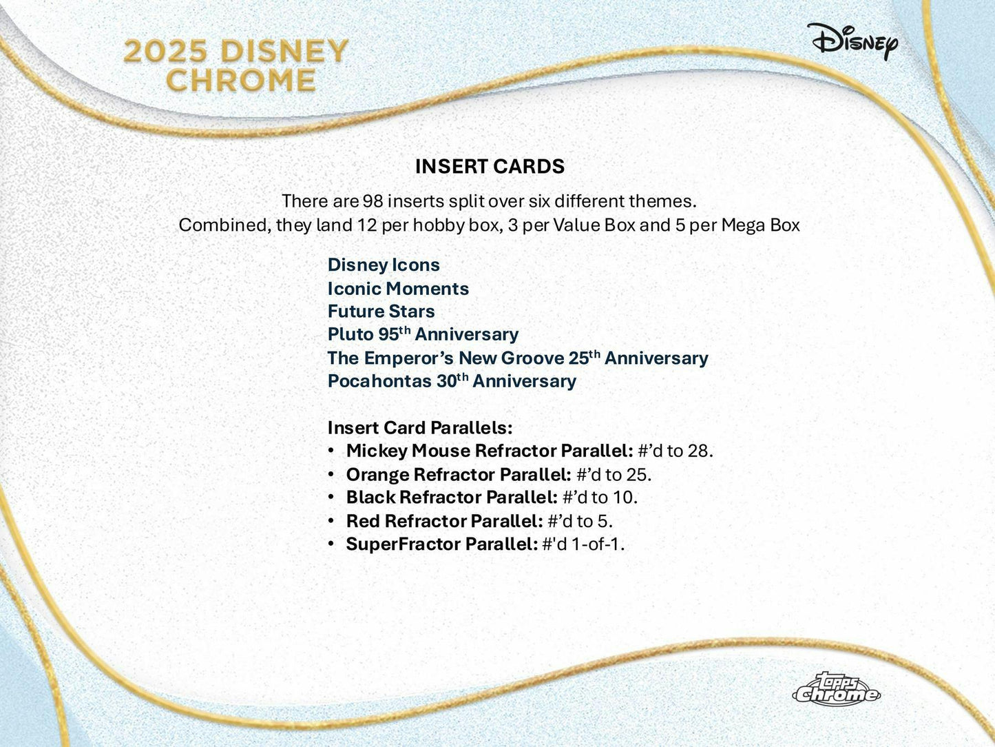 2025 Topps Chrome Disney Blaster Value Box 887521146346 at King Card Canada
