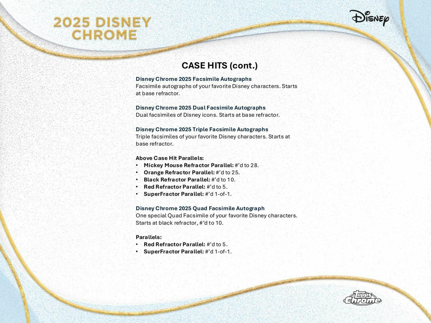 2025 Topps Chrome Disney Mega Box 887521146383 at King Card Canada