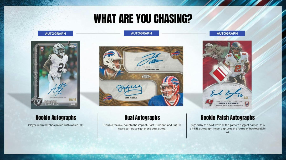 2025 Topps Chrome Football Blaster Value Box 887521156788 at King Card Canada