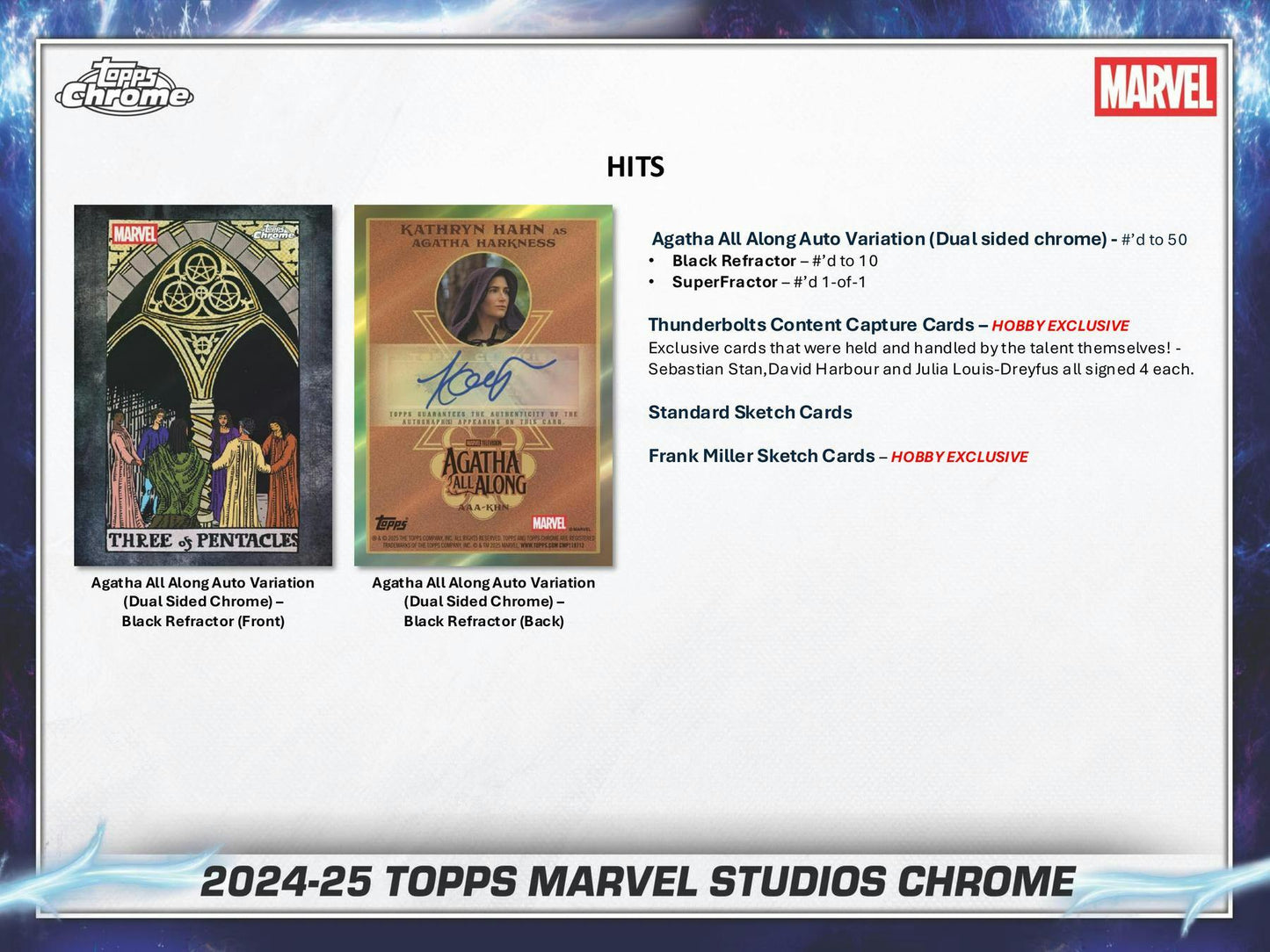 2025 Topps Chrome Marvel Studios Edition Trading Cards Blaster Value Box 887521151455 at King Card Canada