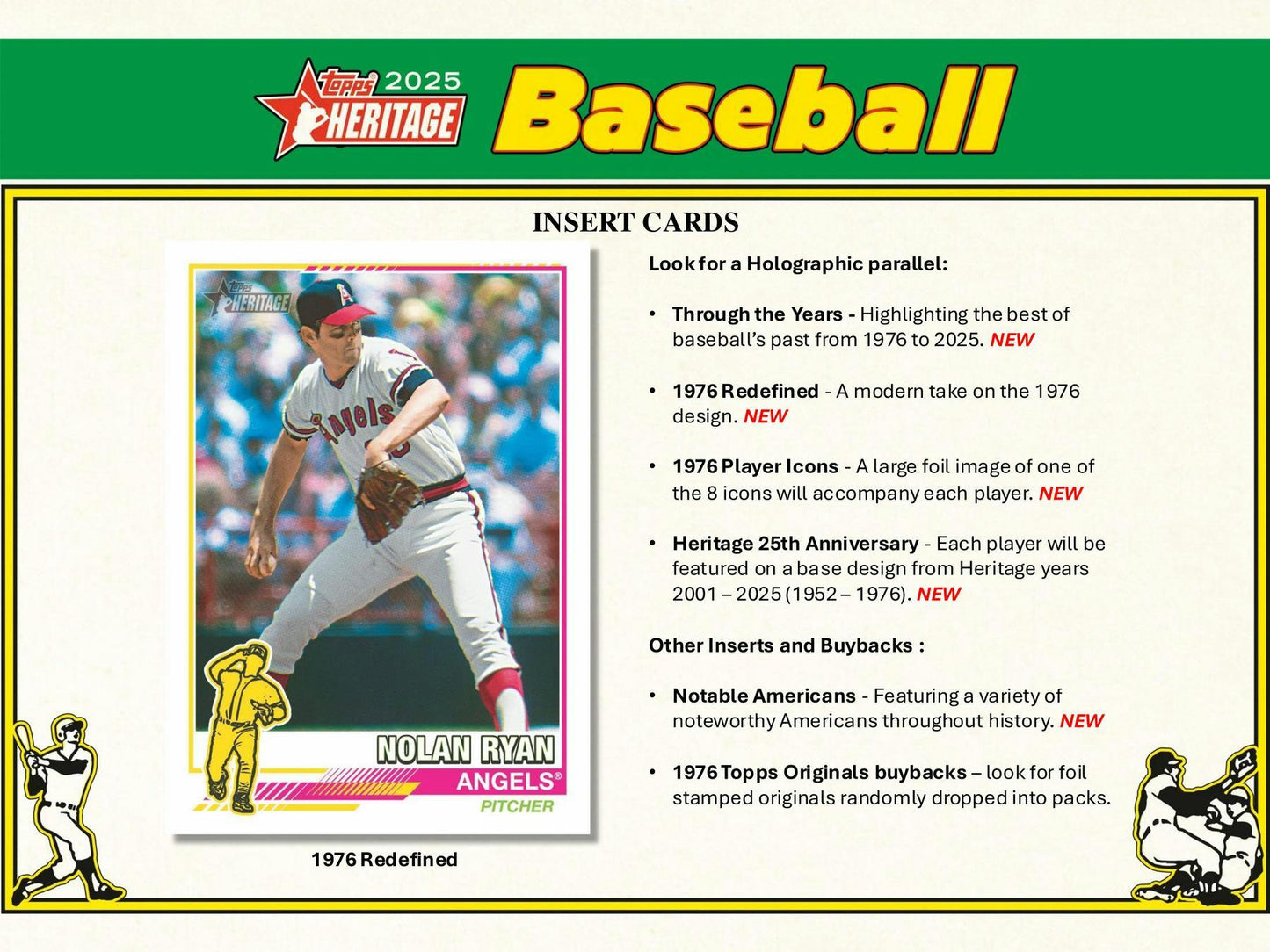 2025 Topps Heritage Baseball Blaster Value Box 887521135523 at King Card Canada